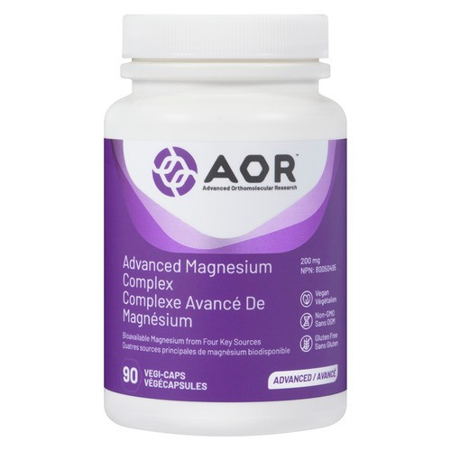 AOR Advanced Magnesium Complex 200 mg Vegi-Caps 90 Count