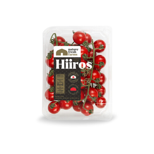 Nature Fresh Hiiros Cherry Tomatoes Red On The Vine 340 g