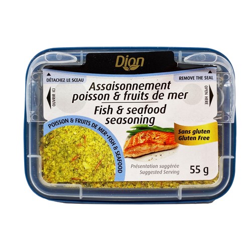 Les Aliments G. Dion Foods Gluten-Free Seasoning Fish & Seafood 55 g