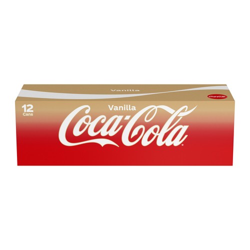 Coca-Cola Soft Drink Vanilla 12 x 355 ml (cans)