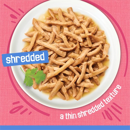 Friskies Wet Cat Food Shredded Chicken & Salmon 156 g