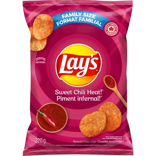 Lay's Potato Chips Sweet Chili Heat 220 g