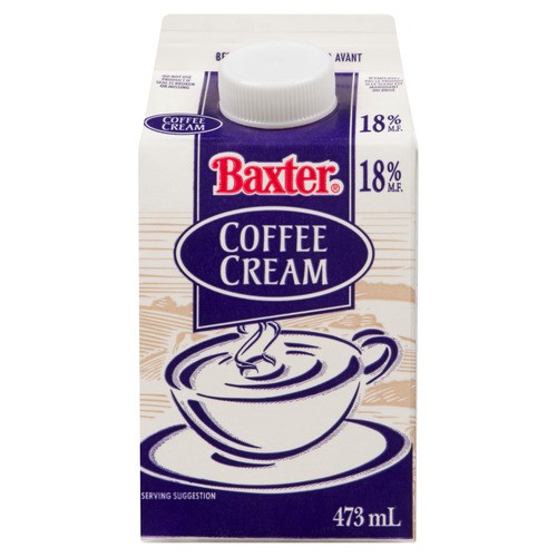 Baxter 18% Coffee Cream 473 ml