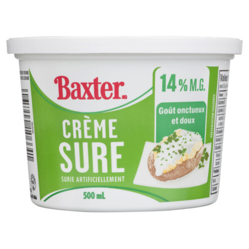 Baxter 14% Sour Cream 500 ml