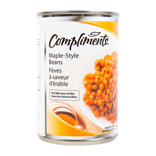 Compliments Beans Maple-Style 398 ml