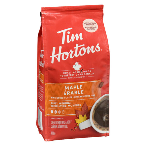 Tim Hortons Ground Coffee Maple Medium Roast 300 g