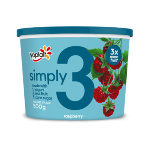 Yoplait Simply 3 5% Yogurt Raspberry 500 g