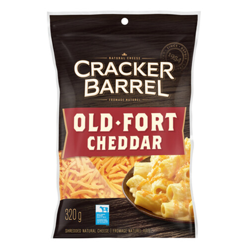 Cracker Barrel Shredded Cheese Old Cheddar 320 g