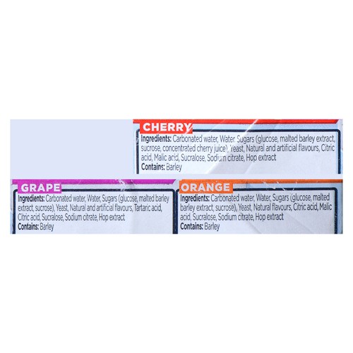 Coors Seltzer Alcoholic Malt 4.5% Alcohol Slushie Flavours Variety Pack 12 x 355 ml (cans)