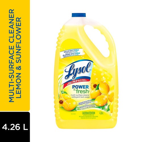 Lysol Multi Surface Cleaner Lemon 4.26 L
