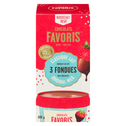 Chocolats Favoris Trio Milk Original Milk Mini Fondue 300 g