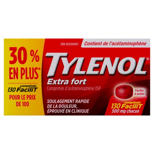 Tylenol Extra Strength EZ Tabs 130EA