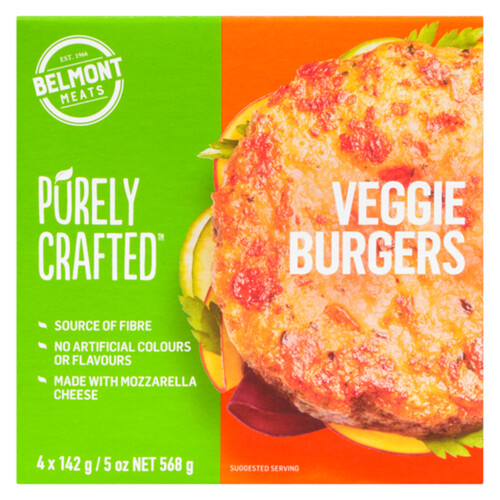 Pure Frozen Veggie Burgers 568 g