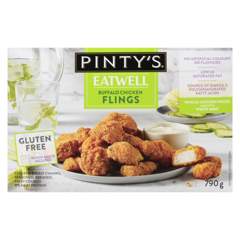 Pinty's EatWell Gluten Free Frozen Buffalo Chicken Flings 780 g