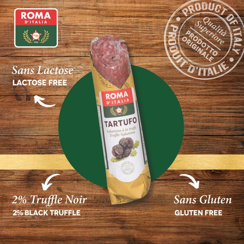 Roma D'Italia Tartufo Truffle Salamino 175 g