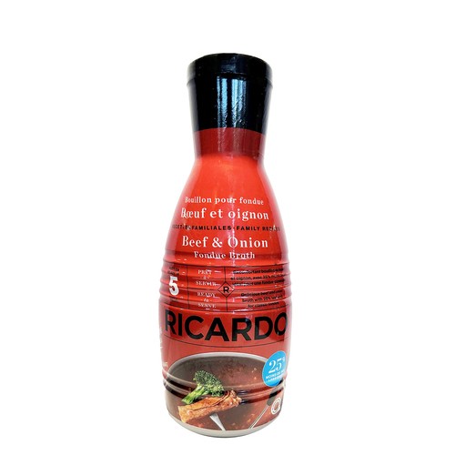 RICARDO Fondue Beef Onion Less Salt Broth 1 L