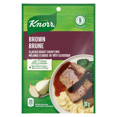 Knorr Sauce Classic Gravy Brown Roast Perfect To Serve Over Meatloaf 30 g