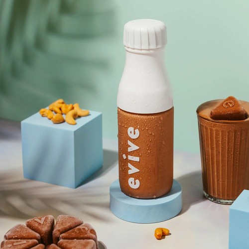 Evive Frozen Smoothie Cubes No Added Sugar Protein Cacao Frappé 450 g