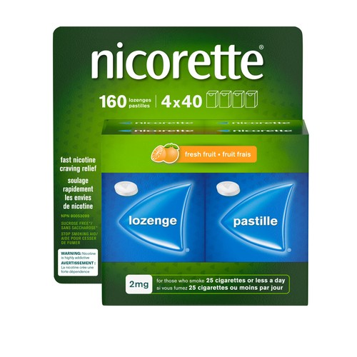Nicorette Fruit 2 mg 160 lozenge