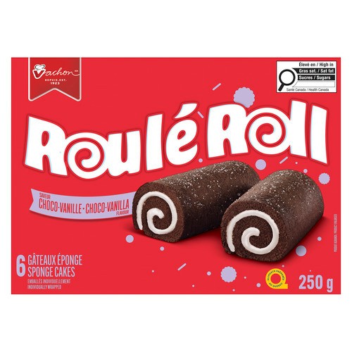 Vachon Cake Rolls Choco-Vanilla 250 g