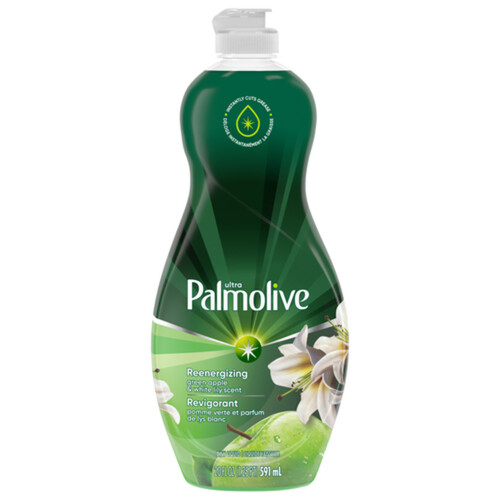 Palmolive Dish Detergent Reenergizing Green Apple & White Lily 591 ml