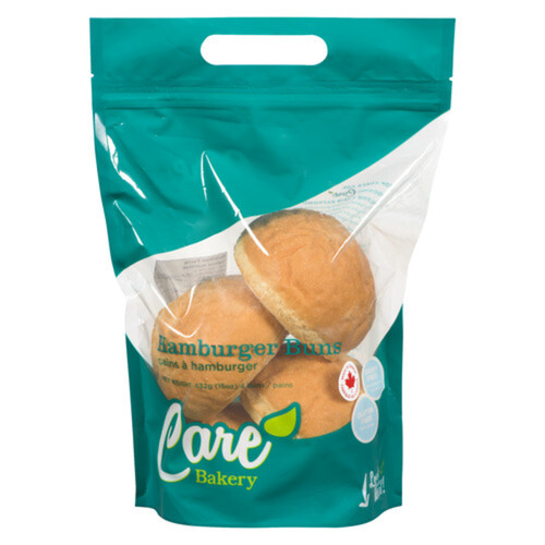 Care Bakery Gluten-Free Burger Buns 4 Pack 432 g (frozen)