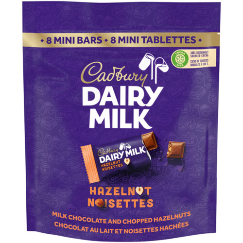 Cadbury Mini Chocolate Bars Hazelnut 152 g
