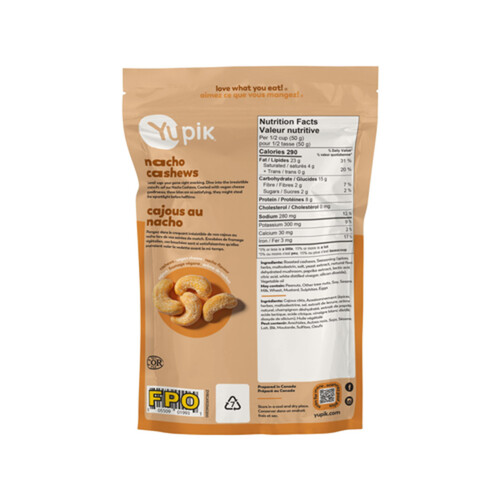 Yupik Snack Cashews Nacho Cheese 200 g