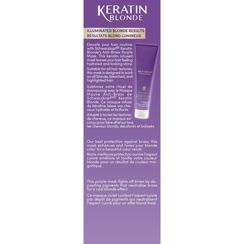 Keratin Anti-Brass Hair Mask Blonde 148 ml