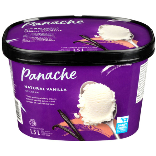 Panache Ice Cream Natural Vanilla 1.5 L