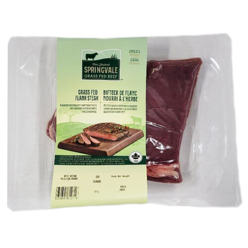 New Zealand Springvale Grass Fed Beef Flank Steaks