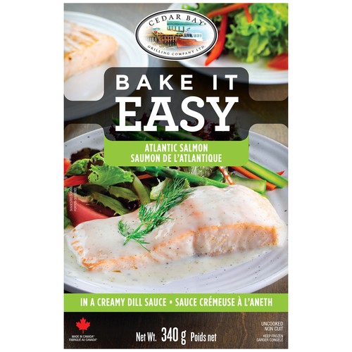Cedar Bay Grilling Company Frozen Salmon In Creamy Dill 340 g
