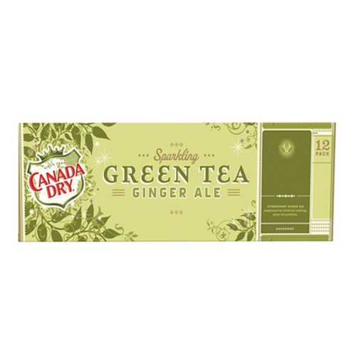 Canada Dry Ginger Ale Green Tea 12 x 355 ml (cans)