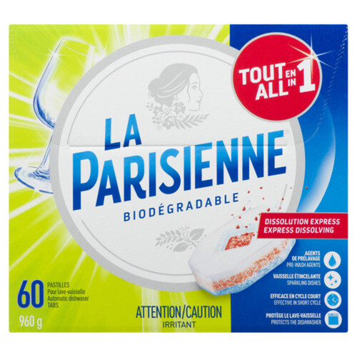 La Parisienne Dishwasher Tablets 60 Pods