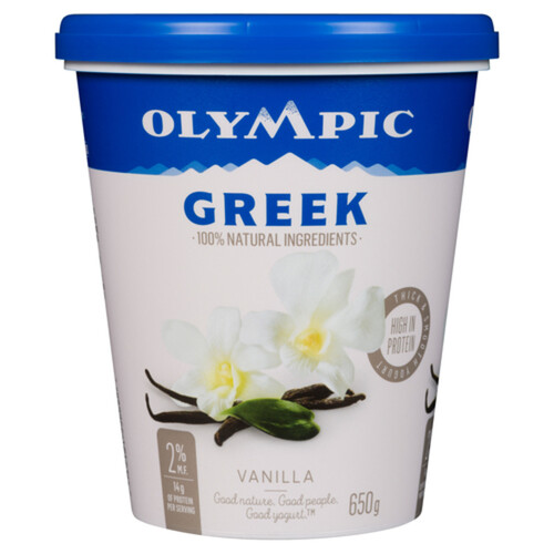 Olympic 2% Greek Yogurt Vanilla 650 g