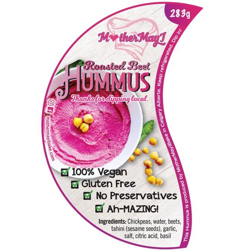 Mother May I Vegan Hummus Roasted Beet 283 g