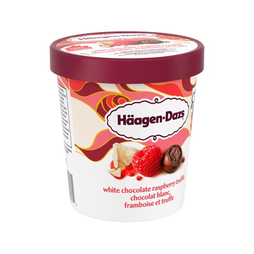 Haagen-Dazs Ice Cream White Chocolate Raspberry Truffle 450 ml