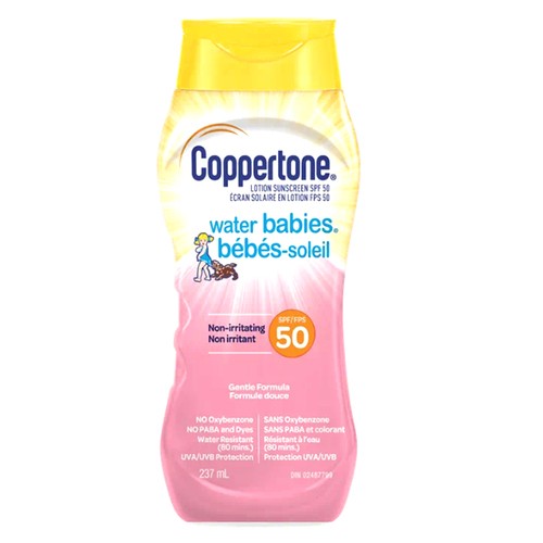 Coppertone Water Babies Sunscreen Lotion SPF 50 237 ml