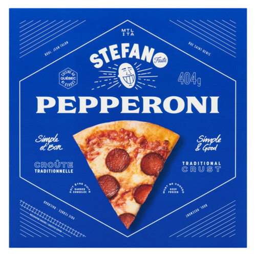 Stefano Frozen Pizza Pepperoni & Cheese 404 g