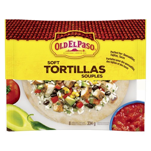 Old El Paso Tortillas Soft Large 334 g
