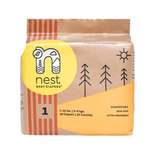 Nest Baby Diapers Size 1 28 Count