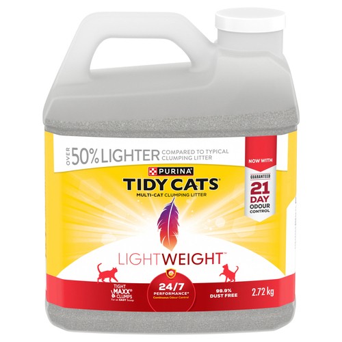 Tidy Cats Cat Litter LightWeight 24/7 Performance Multi-Cat 2.72 kg