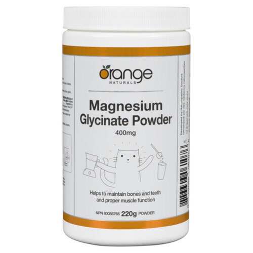 Orange Naturals Powder Magnesium Glycinate 220 g