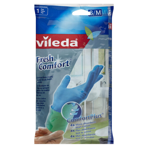 Vileda Fresh Comfort Gloves Medium 1 EA