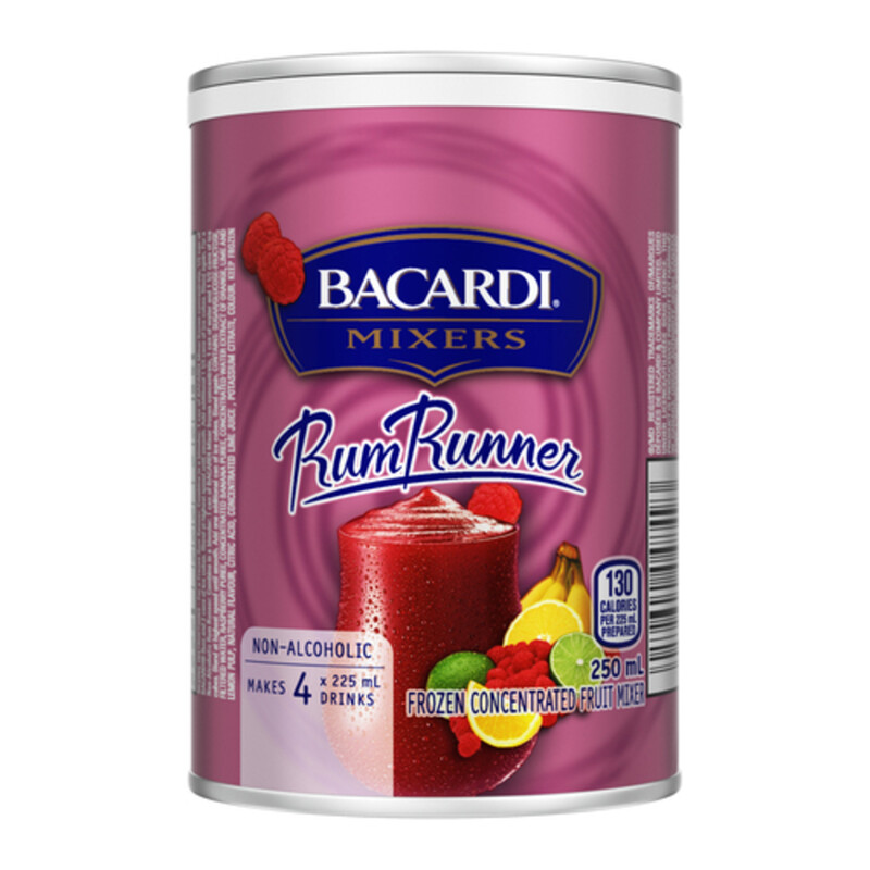 Bacardi Frozen Mixers Rum Runner 250 ml can Voilà Online Groceries
