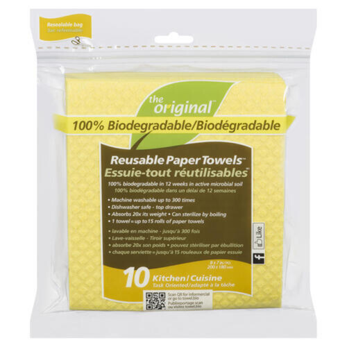 The Original Kitchen Reusable Paper Towels 10 EA