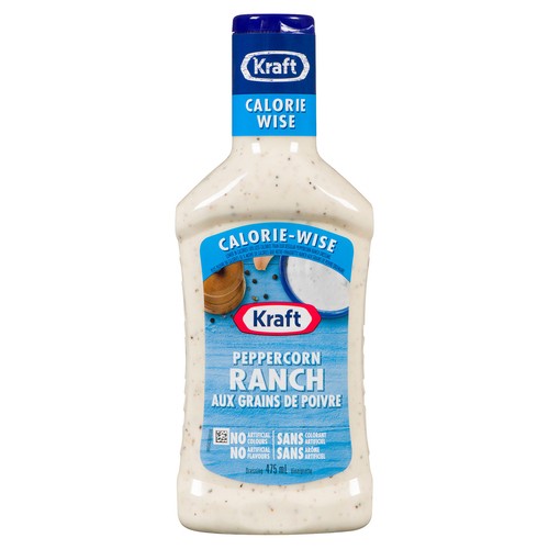 Kraft Calorie-Wise Salad Dressing Peppercorn Ranch 475 ml