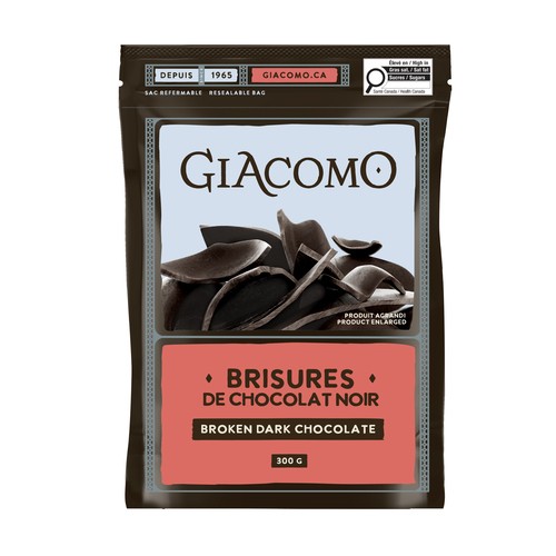 Giacomo Broken Chocolate Dark 300 g