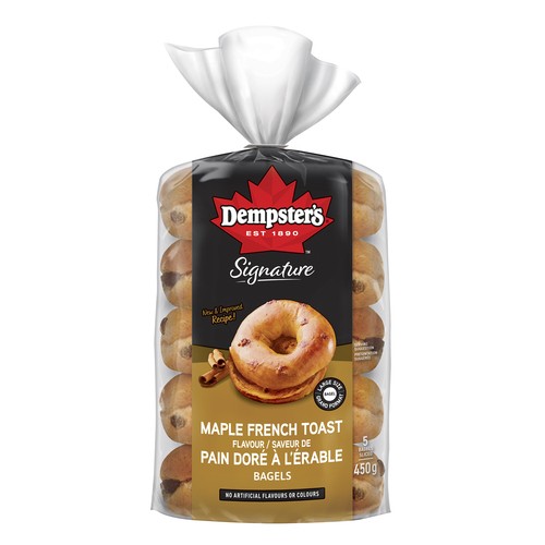 Dempster’s Signature Toast Bagels Maple French 5 x 90 g