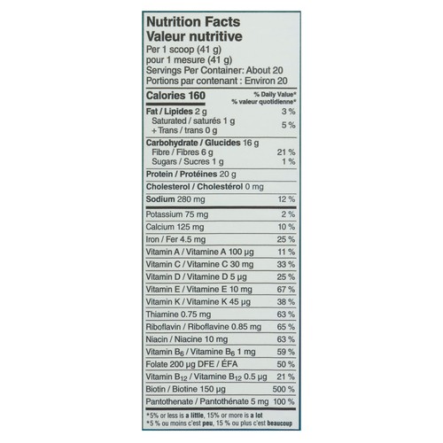 Vega One Gluten-Free Protein Powder All-In-One Shake French Vanilla 827 g